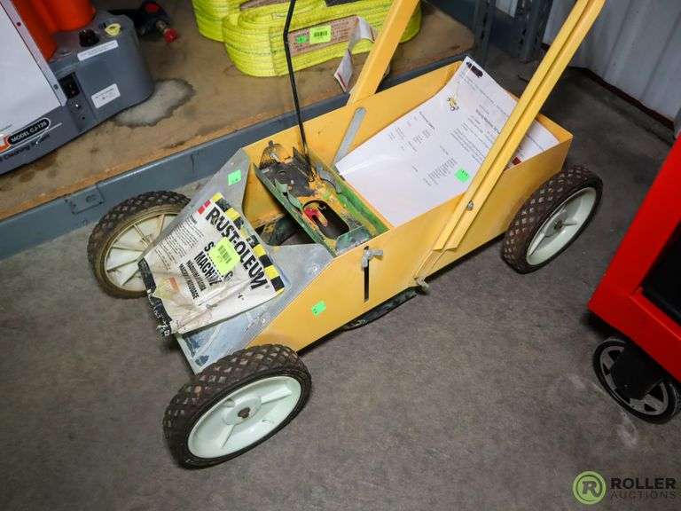 RustOleum Striping Machine, 32" Length Roller Auctions