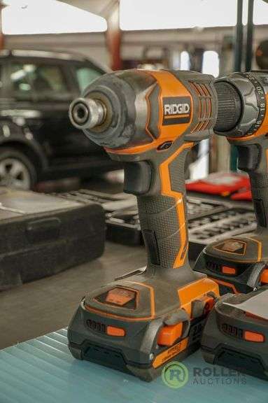 Ridgid 18V R86008 1/2in Drill, Ridgid 