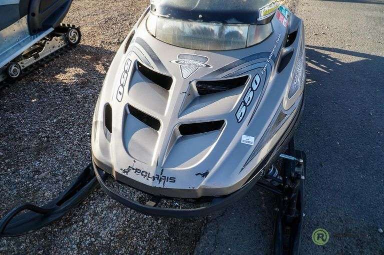2003 Polaris 550 Sport Touring Snowmobile, Fan Cooled Twin Engine, Xtra