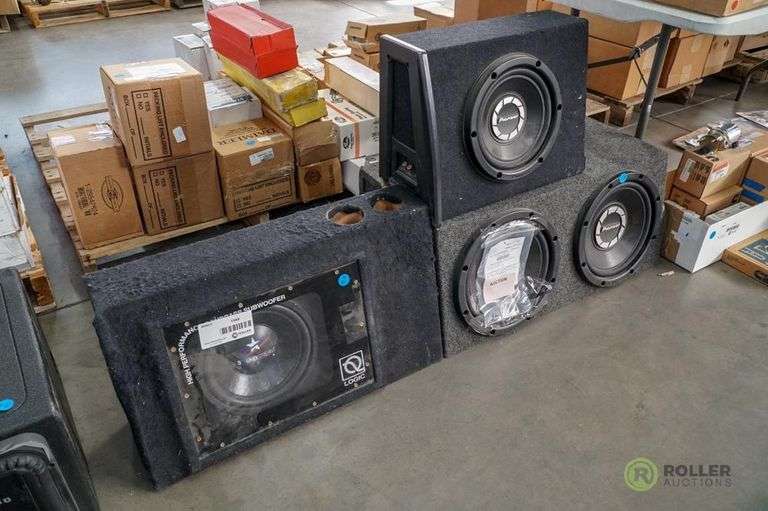 (3) Subwoofer Boxes Roller Auctions