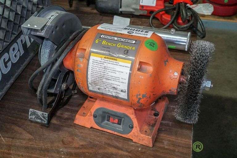 Central Machinery 6in Bench Grinder Roller Auctions