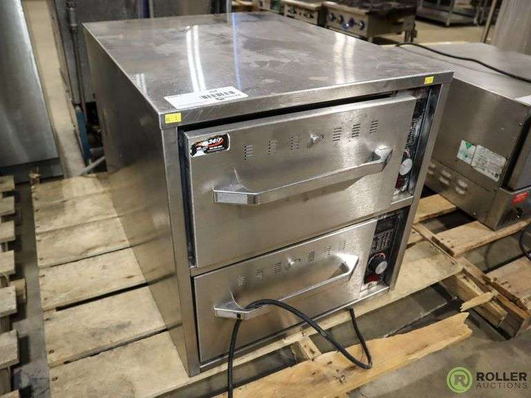Hatco HDW2N 2Drawer Warming Drawer Roller Auctions