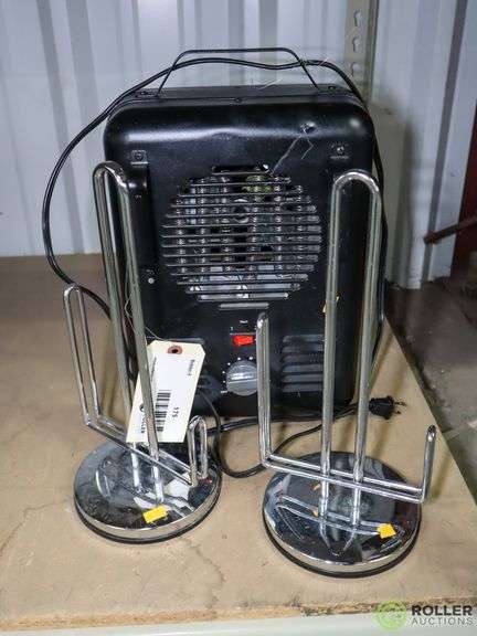 Milkhouse DQ1409 Portable Space Heater and (2) Paper Towel Stands - Roller  Auctions