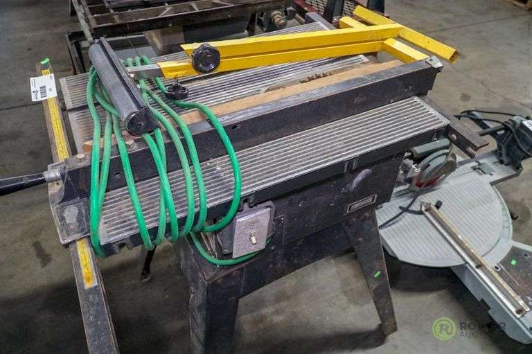 Craftsman 10in Table Saw With Roller Stand Roller Auctions