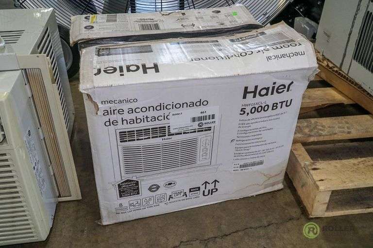 Haier Mechanical Room Air Conditioner, HWF05XCLL, 5000 BTU Roller
