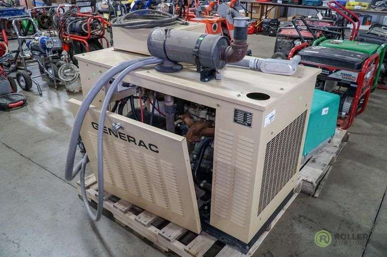 Generac EPS20 Generator Set, Liquid Cooled Gas Engine, Single Phase