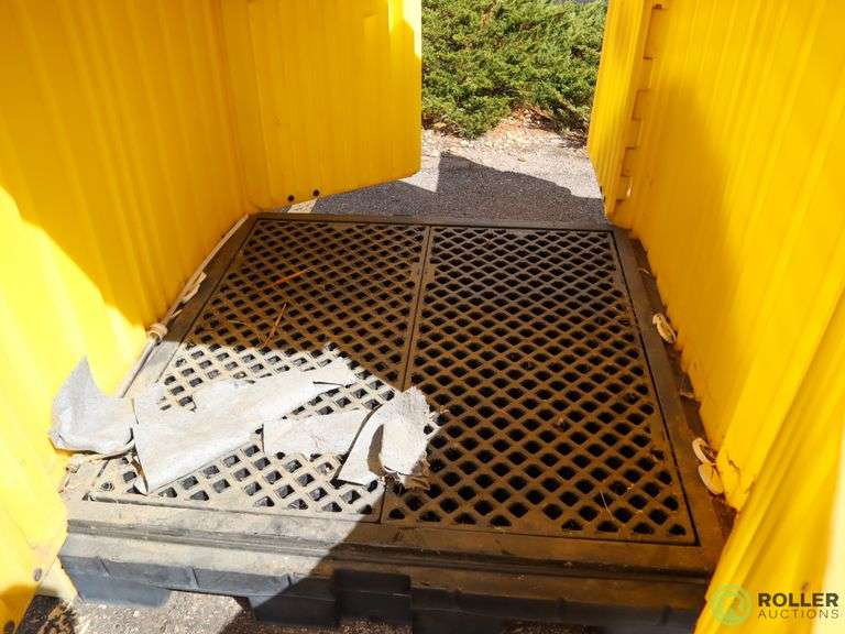 Ultratech Fiberglass Spill Containment Shed, Double Sided, 4Drum