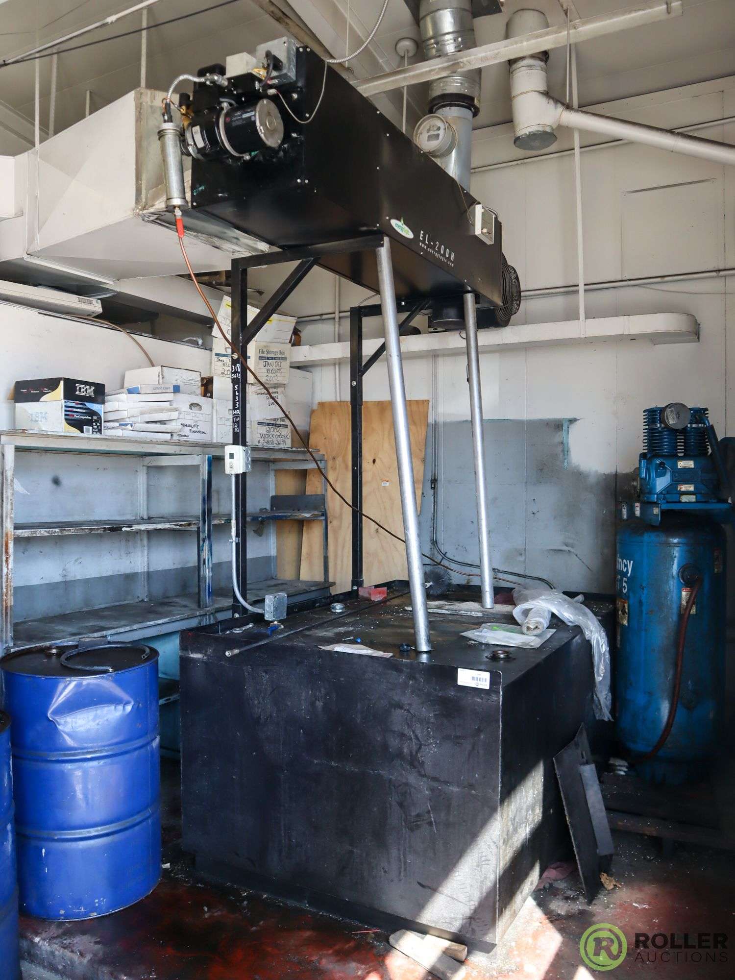 Energy Logic EL-200H Waste Oil Heater With 500-Gallon Waste Oil Tank -  Roller Auctions