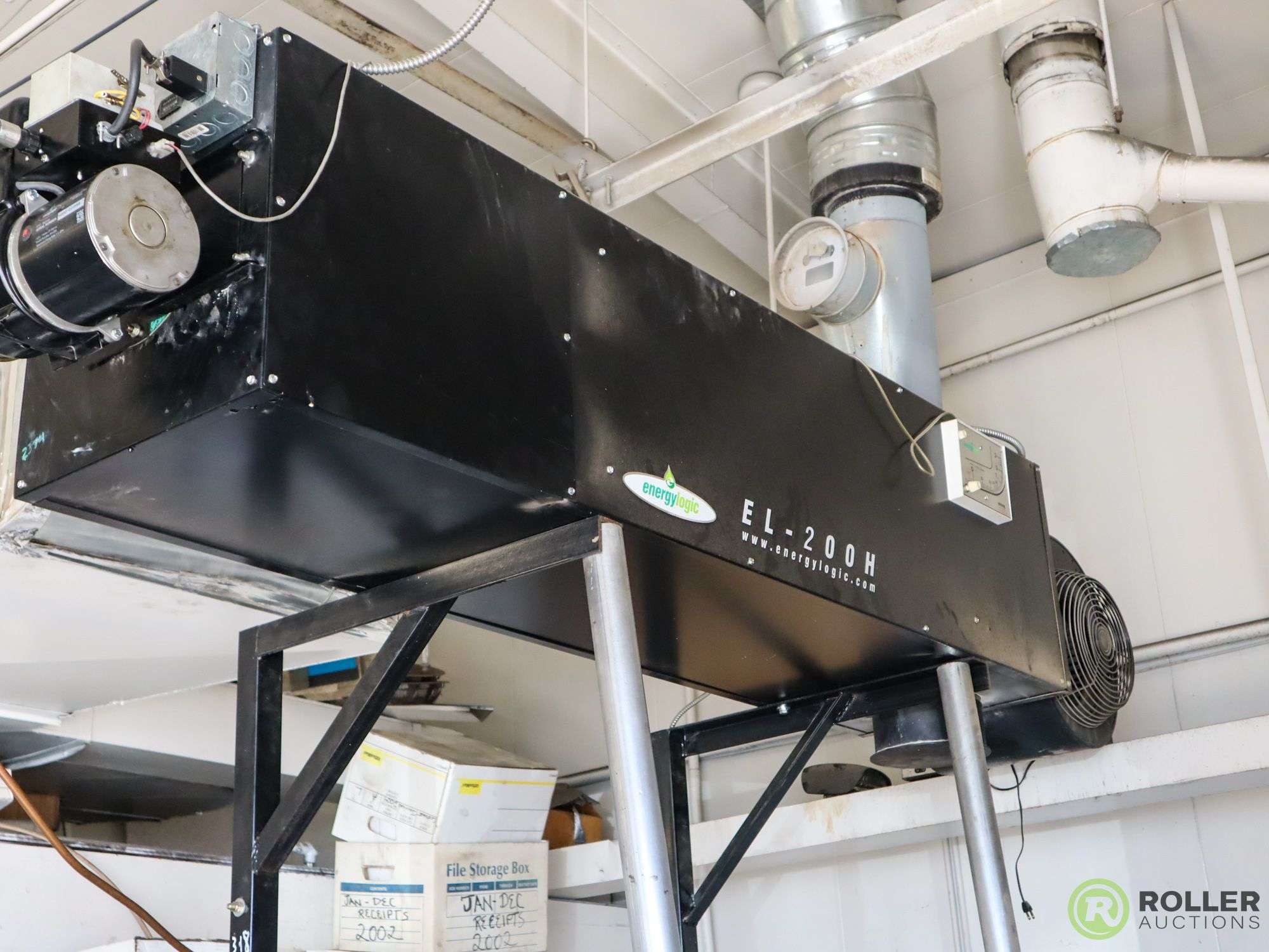 Energy Logic EL-200H Waste Oil Heater With 500-Gallon Waste Oil Tank -  Roller Auctions