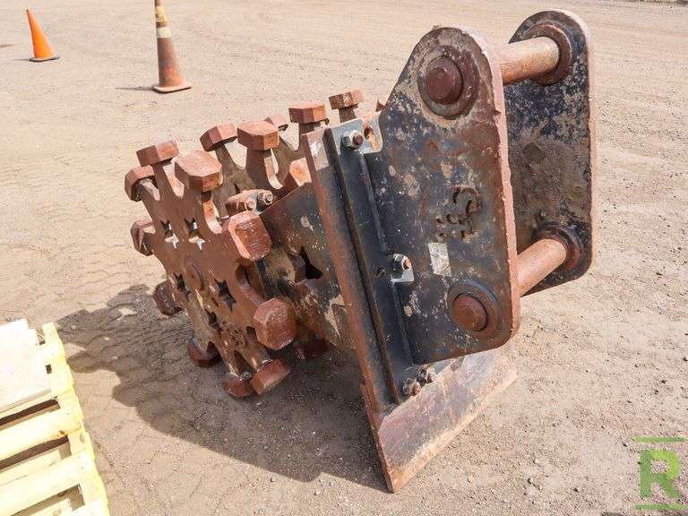 34" Sheepsfoot Compaction Wheel to Fit Excavator Roller Auctions