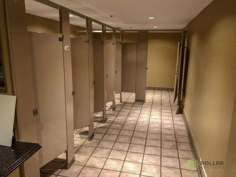 (9) Metal Bathroom Stalls - Roller Auctions