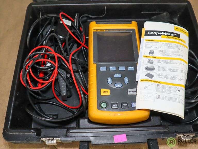 Fluke 43B Power Quality Analyzer Roller Auctions