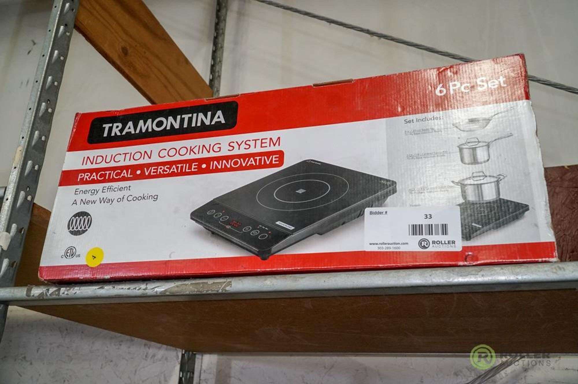 tramontina 6 piece induction cooking system