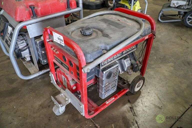 Generac 4000XL Generator, Gas, 4000W (Inoperable) Roller Auctions