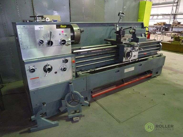 Enco 3281315 Engine Lathe, 12in 3Jaw Chuck, Quick Change Tool Post