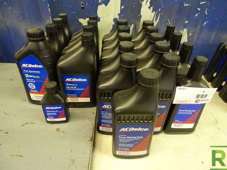 AC Delco Fluids, Oil, Power Steering Roller Auctions