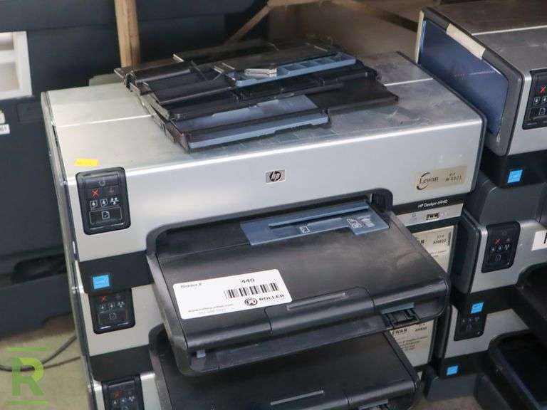 (7) Hp DeskJet 6940 Printers and Epson 4490 Photo Scanner Roller Auctions