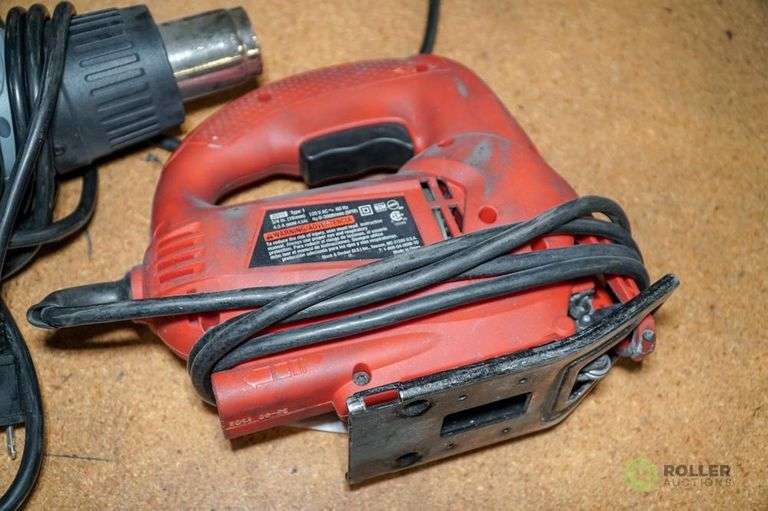 Black & Decker JS515 Jig Saw and Performance Tool W50076 Heat Gun