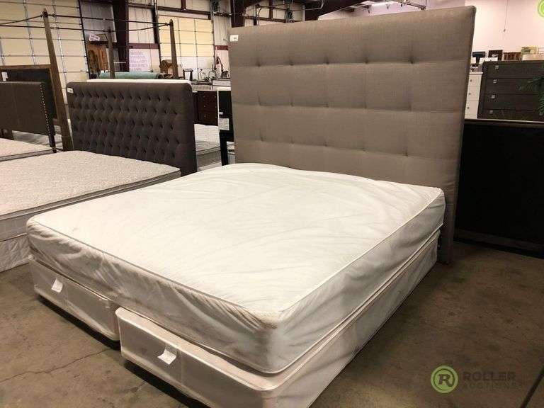 King Mattress, Box Springs and Headboard Roller Auctions