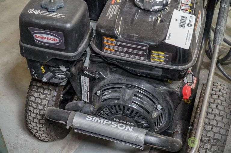 Simpson PS3835 Pressure Washer, Honda GX270 Gas Engine, 3800PSI With
