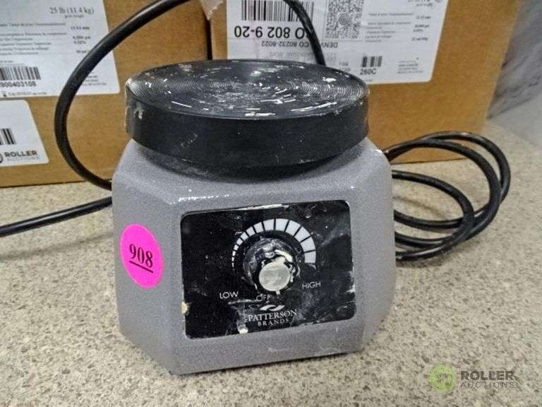 Patterson Vibrator And 2 Boxes Of Gibraltar Lab Stone Roller Auctions
