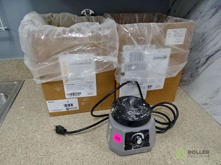 Patterson Vibrator And 2 Boxes Of Gibraltar Lab Stone Roller Auctions