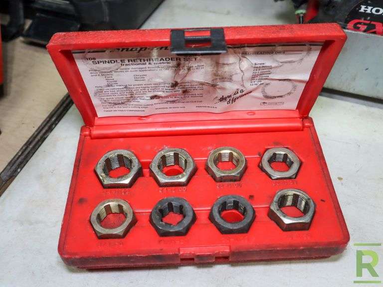 Snap On RDB Spindle Rethreader Set Roller Auctions