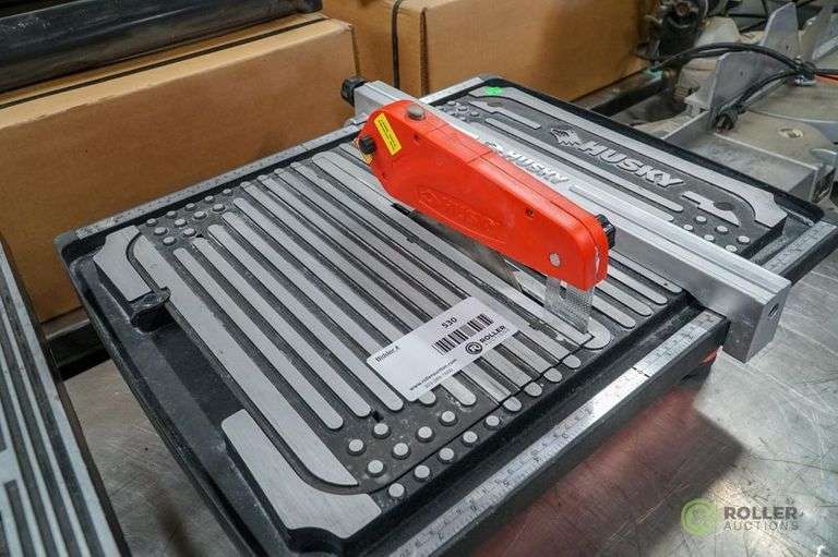 Husky THD750L Tile Saw Roller Auctions