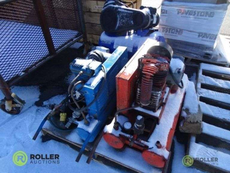 Pallet of Air Compressor Parts Roller Auctions