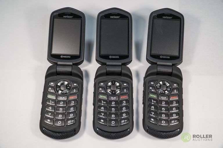 (6) Kyocera XV Phones, No Sim Cards, Verizon Roller Auctions