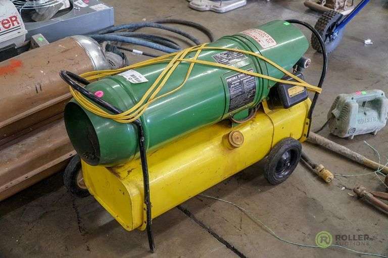 Knipco F-155 Tube Heater, 150000-BTU, 13-Gallon Fuel Tank - Roller Auctions