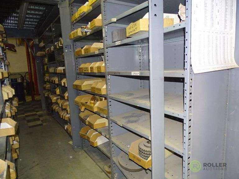 (10) Shelving Units of Inventory Roller Auctions