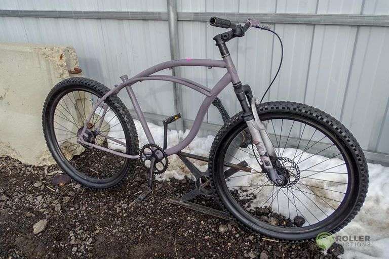 Schwinn Fat Tire Cruiser Bike With Front Suspension Roller Auctions