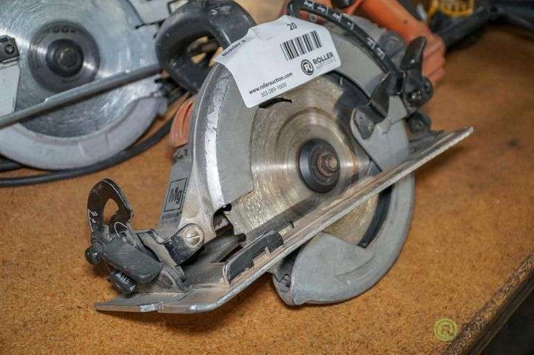 Ridgid R32102 Worm Saw and Porter Cable 