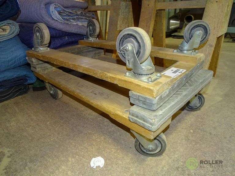 (2) Furniture Moving Dollies Roller Auctions