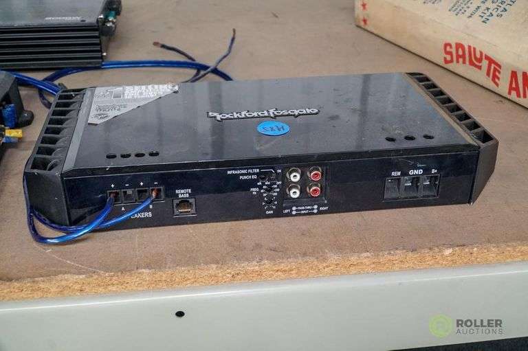 Kenwood KAC8401 Subwoofer Power Amplifier, Rockford Fosgate T15001BD