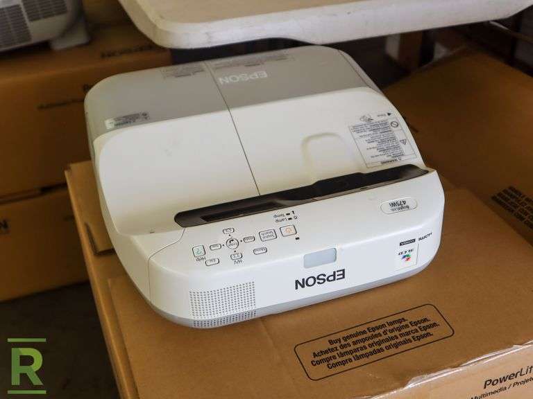 (8) Epson BrightLink 475Wi H453A LCD Projectors Roller Auctions