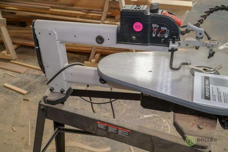Porter Cable Scroll Saw on Stand Roller Auctions