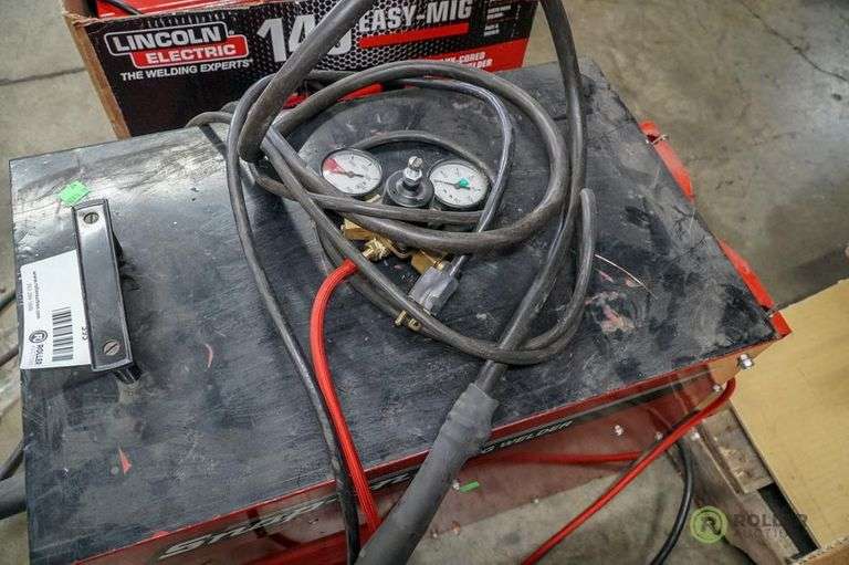 SnapOn YA219C Wire Feed Welder With Regulator Roller Auctions
