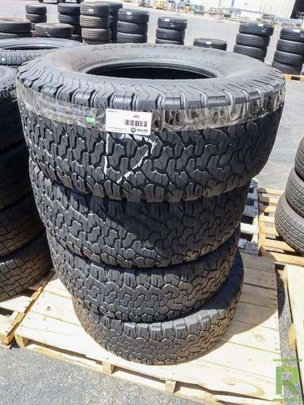 (4) BF Goodrich All Terrain T/A LT315/70R17 Tires - Roller Auctions