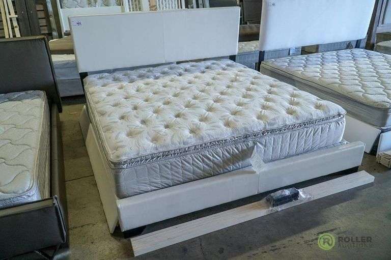 King Mattress, Box Springs, Headboard, Footboard and Side Rails