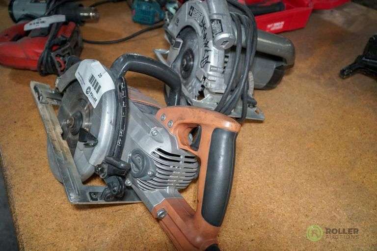 Ridgid R32102 Worm Saw and Porter Cable 