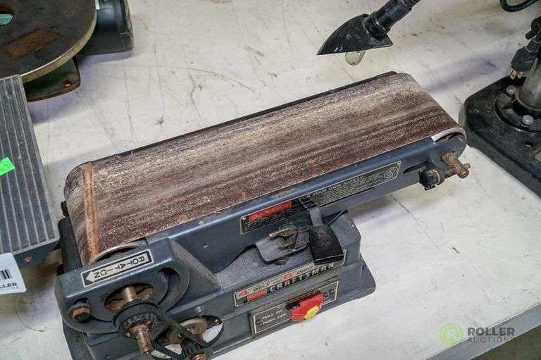 Craftsman 4in Belt and 6in Disc Sander Roller Auctions