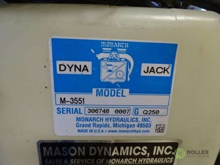 Monarch Hydraulics 8111S Pump With Mefelec Control Roller Auctions