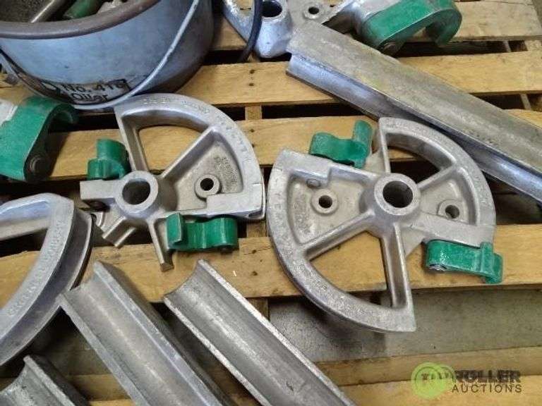 Pallet of Greenlee Bender Parts Roller Auctions