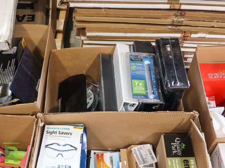 Pallet of Office Supplies Roller Auctions