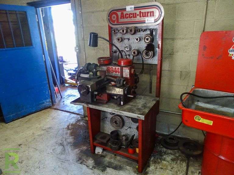 Accu Turn 8944 Multi Speed Brake Lathe Roller Auctions