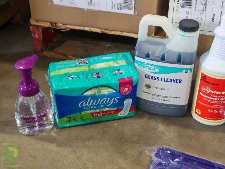 Pallet of Cleaning Products Roller Auctions