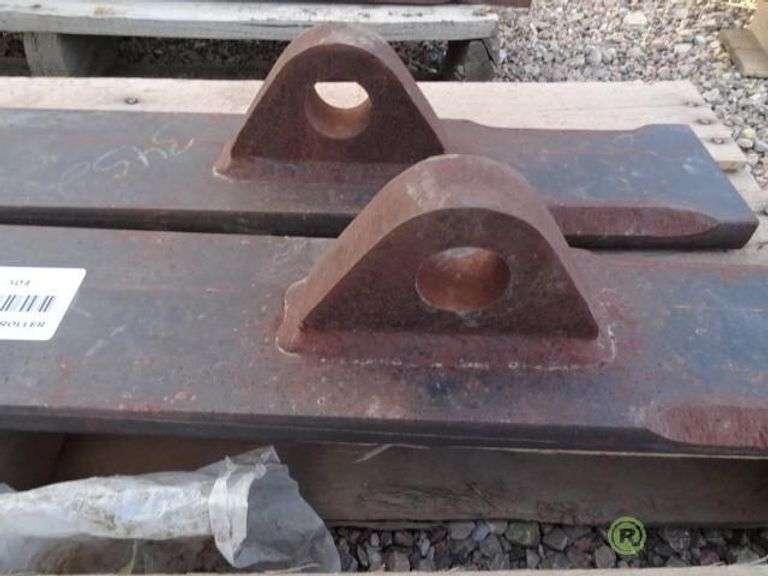 (2) Balderson Blank Coupler Arms, Pin Style to Fit Caterpillar Roller