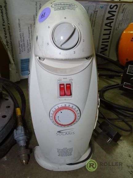 DeLonghi Safe Heat Oil Filled Radiant Heater, Electric - Roller Auctions